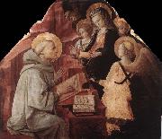 Fra Filippo Lippi The Virgin Appears to St Bernard oil painting